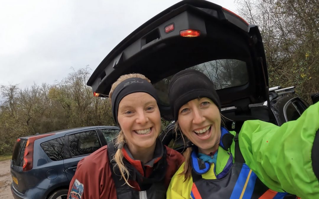 Two Blond Babes in a Boat